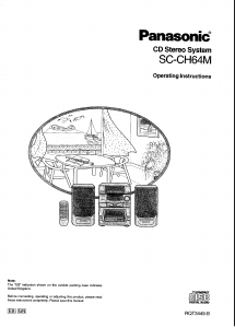 Manual Panasonic SC-CH64M Stereo-set
