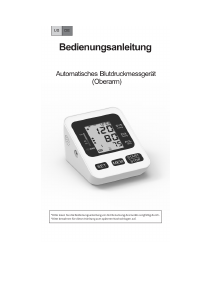 Bedienungsanleitung Panacare BSX558 Blutdruckmessgerät