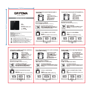 Manual Grifema GA2001-1 Scale