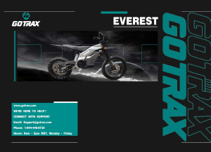 Handleiding GOTRAX Everest Elektrische fiets