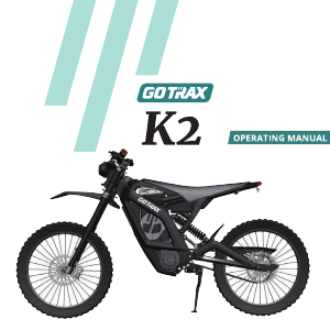 Handleiding GOTRAX K2 Elektrische fiets