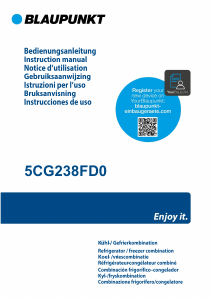 Manuale Blaupunkt 5CG 238FD0 Frigorifero-congelatore