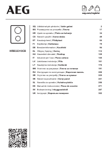 Käyttöohje AEG HRB32310CB Keittotaso