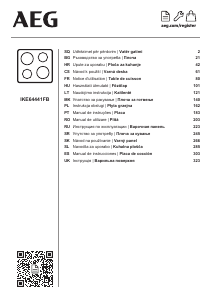 Manual AEG IKE64441FB Plită