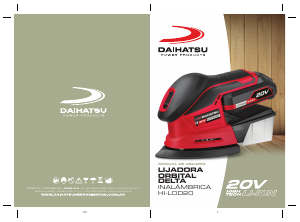 Manual de uso Daihatsu HI-LOD20 Lijadora delta