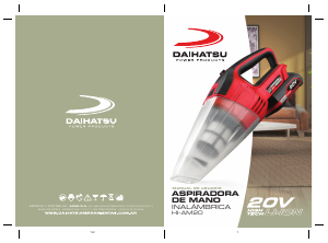 Manual de uso Daihatsu HI-AM20 Aspirador de mano