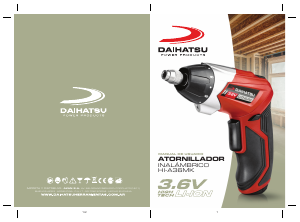 Manual de uso Daihatsu HI-A36MK Atornillador