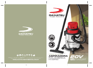 Manual de uso Daihatsu HI-ASP20 Aspirador