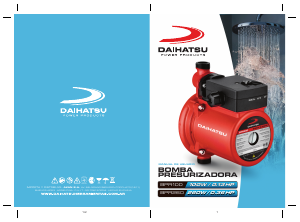 Manual de uso Daihatsu BPR100 Bomba de agua