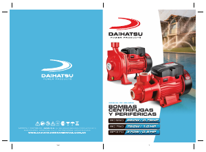 Manual de uso Daihatsu BP370 Bomba de agua
