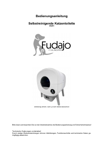 Bedienungsanleitung Fudajo 65291 Katzentoilette