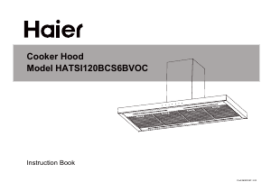 Rokasgrāmata Haier HATSI120BCS6BVOC Tvaika nosūcējs