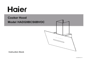 Rokasgrāmata Haier HADG9BCS6BVOC Tvaika nosūcējs