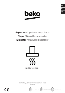 Manual BEKO BHCB61622BXH Exaustor
