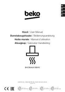 Bedienungsanleitung BEKO BHCB66641BBHS Dunstabzugshaube