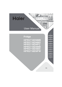 Manual Haier HPR5718DNPC Fridge-Freezer