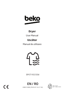 Manual BEKO BM3T49230WPBDC Uscător