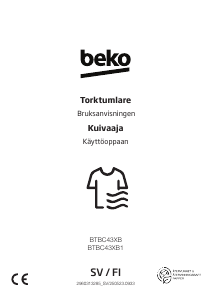 Käyttöohje BEKO BTBC43XB Kuivausrumpu