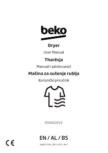 Priručnik BEKO DS9414CX2 Sušilica