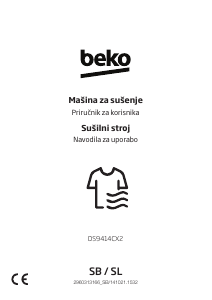 Priročnik BEKO DS9414CX2 Sušilni stroj