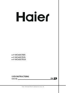 Manual Haier HWO60S7EB5 N Oven