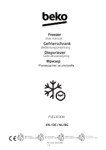 Instrukcja BEKO FSE13030N Zamrażarka