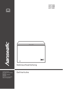 Bedienungsanleitung Hanseatic HGT128B Gefrierschrank