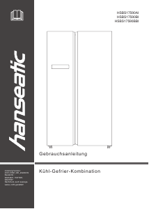 Manual Hanseatic HSBS17590BI Fridge-Freezer