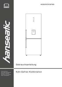 Bedienungsanleitung Hanseatic HKGK20070CNFWDI Kühl-gefrierkombination