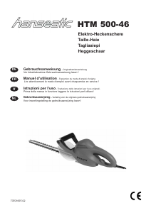 Bedienungsanleitung Hanseatic HTM 500-46 Heckenschere