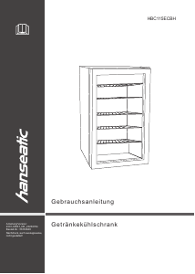 Bedienungsanleitung Hanseatic HBC115ECBH Kühlschrank