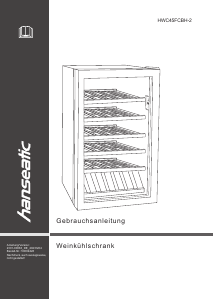 Bedienungsanleitung Hanseatic HWC45FCBH-2 Weinklimaschrank