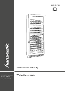 Bedienungsanleitung Hanseatic HWC171FCIA Weinklimaschrank