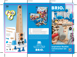 Bruksanvisning BRIO set 34587 Builder Konstruktionssats