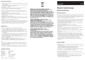 Manuale Intertronic 983768 Bilancia per valigia