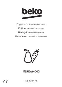 Manual BEKO B1RCNA404G Combina frigorifica