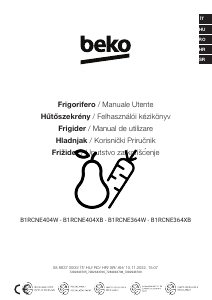 Priručnik BEKO B1RCNE364XB Frižider – zamrzivač