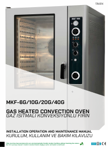 Kullanım kılavuzu Maksan MKF-10G Fırın