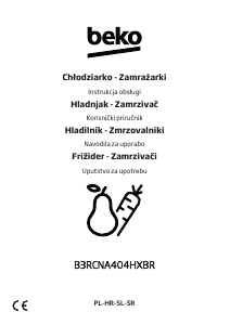 Priručnik BEKO B3RCNA404HXBR Frižider – zamrzivač