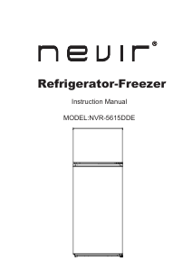 Manual de uso Nevir NVR-5615DDE Frigorífico combinado