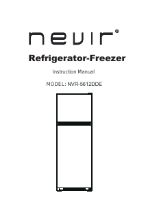 Manual de uso Nevir NVR-5612DDE Frigorífico combinado