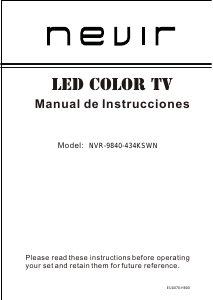 Manual de uso Nevir NVR-9840-43KSWN Televisor de LED