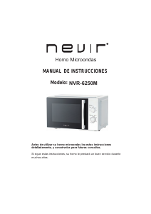 Manual Nevir NVR-6250M Microwave