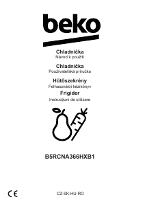 Manual BEKO B5RCNA366HXB Combina frigorifica