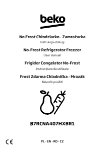 Manual BEKO B7RCNA407HXBR Combina frigorifica