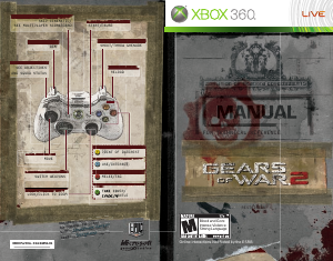 Manual Microsoft Xbox 360 Gears of War 2