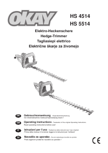 Manual OKAY HS 5514 Hedgecutter