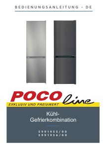 Bedienungsanleitung POCOline KGK 144-157 CDIX Kühl-gefrierkombination