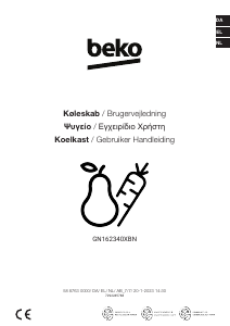 Brugsanvisning BEKO GN162340X Køle-fryseskab