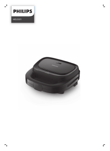 Manual de uso Philips HD2331 Gofrera